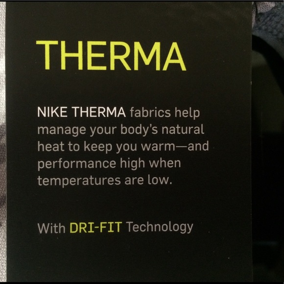 Nike Dri-Fit Therma Hoodie Girls Sz S (8) Grey - Picture 4 of 4